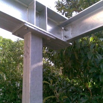 Commercial Steel beams and columns